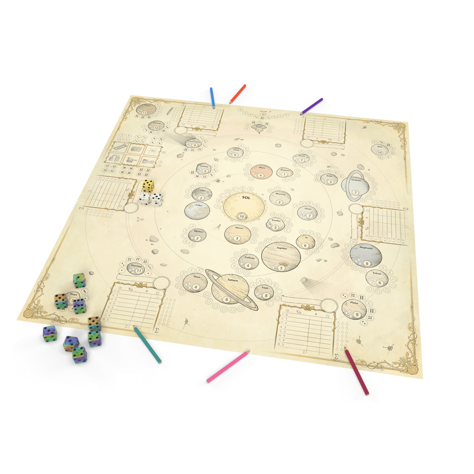 StegegetS Solar System Board Game powered by World Book (RETAIL)