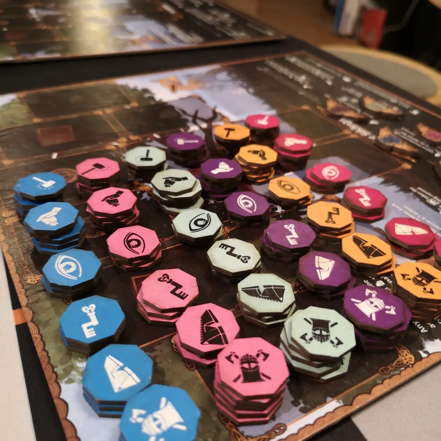 Vendel to Viking board game - punchout pieces