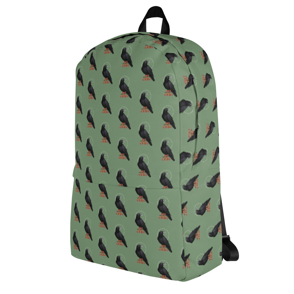 PAX Viking: Raven Backpack - Raven print bag sideview