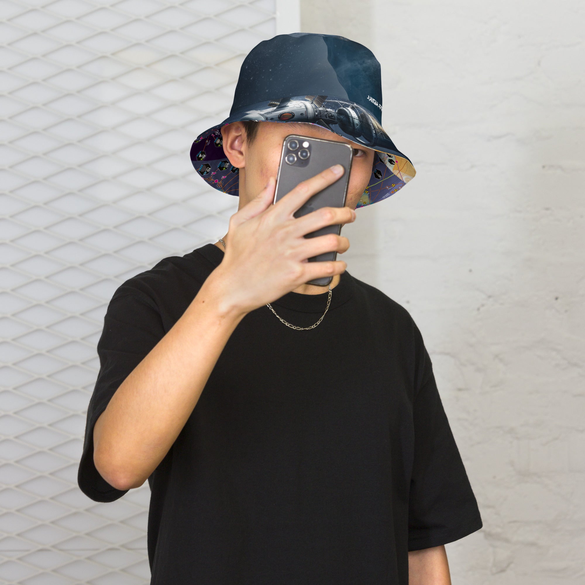 High Frontier Reversible bucket hat ION