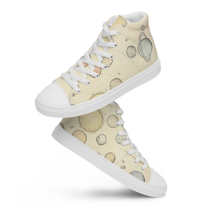Stegegets Men's High Top Canvas Shoes - View of both shoes