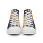 HIGH FRONTIER 4 ALL Sun Map: Men’s high top canvas shoes - front view of shoes