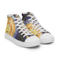 HIGH FRONTIER 4 ALL Sun Map: Men’s high top canvas shoes - front angled view of shoes