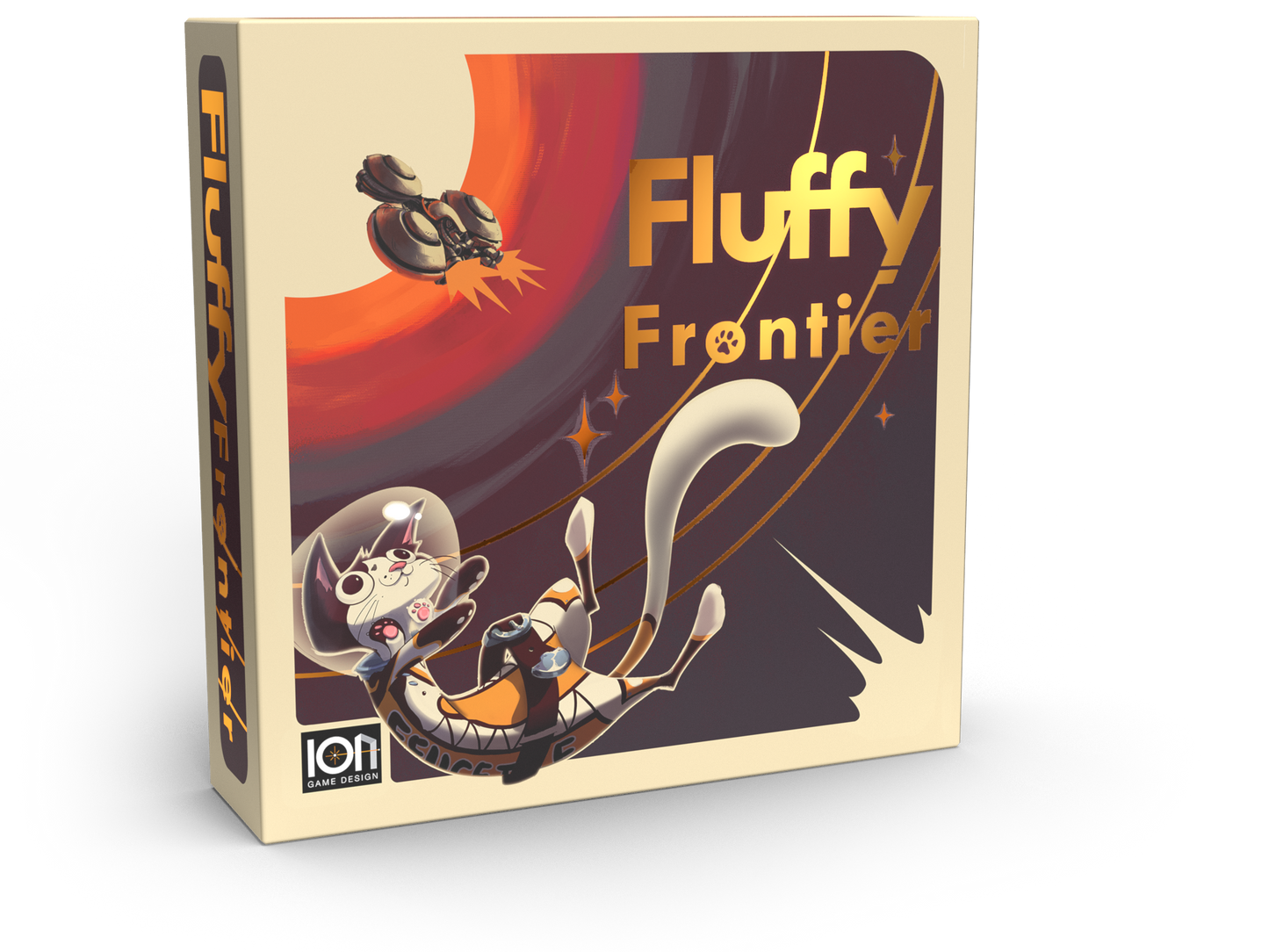 Fluffy Frontier Board Game - 3D front box cover