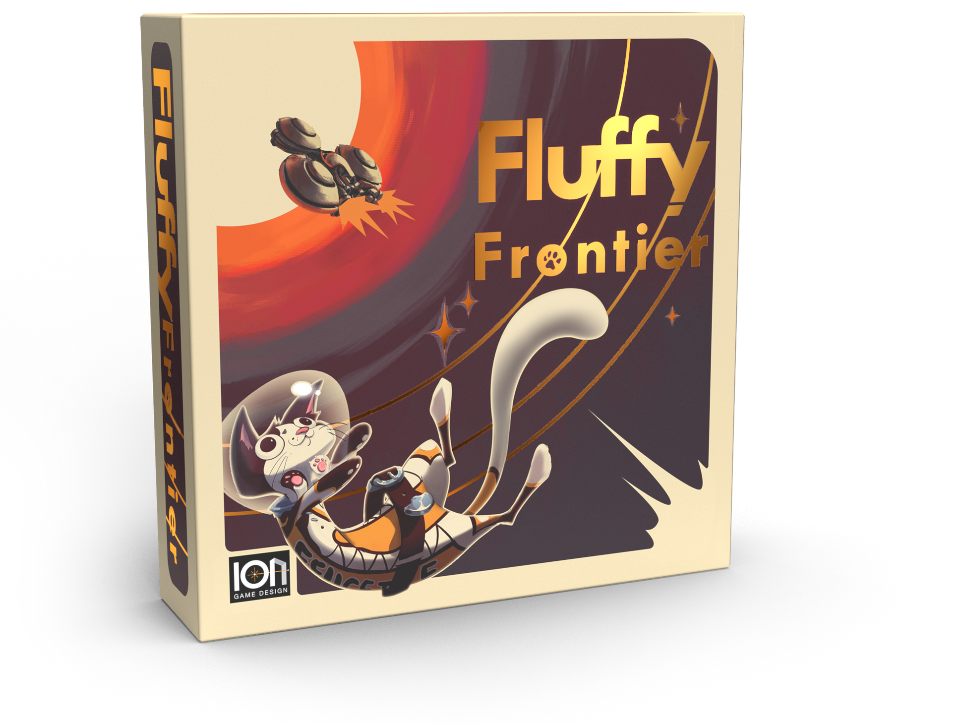 Fluffy Frontier Board Game - 3D front box cover