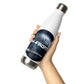 HIGH FRONTIER 4 ALL: Stainless Steel Water Bottle  - bottle being held
