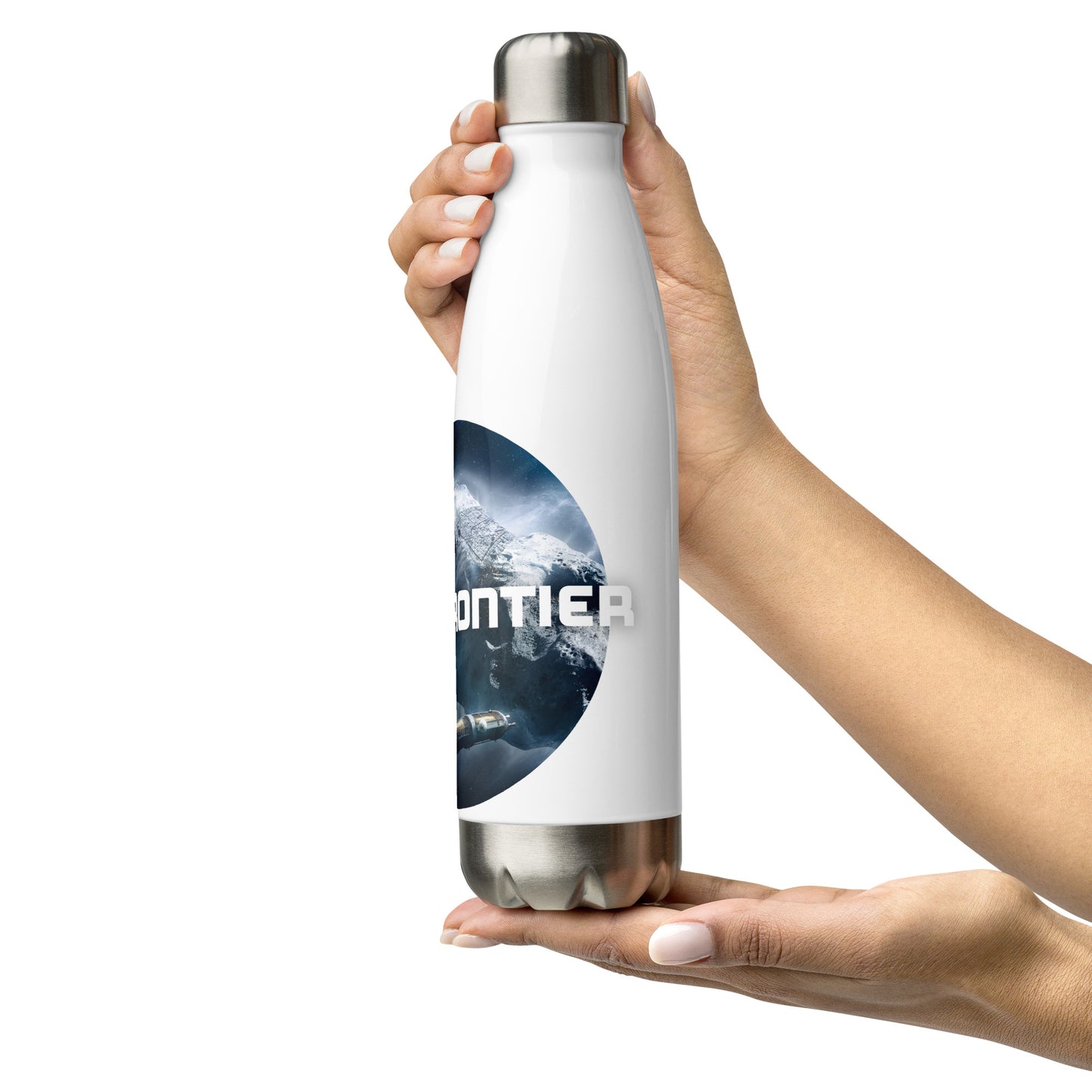 HIGH FRONTIER 4 ALL: Stainless Steel Water Bottle - side view 2
