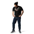 Unisex organic cotton t-shirt FLUFFY FRONTIER Cat