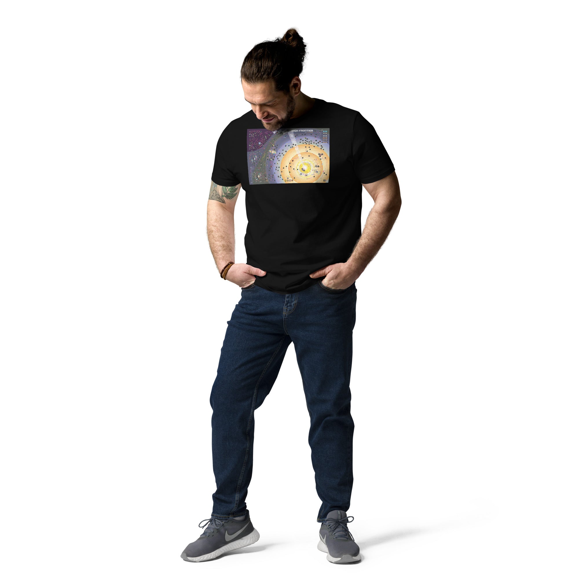Unisex organic cotton t-shirt HIGH FRONTIER 4 ALL