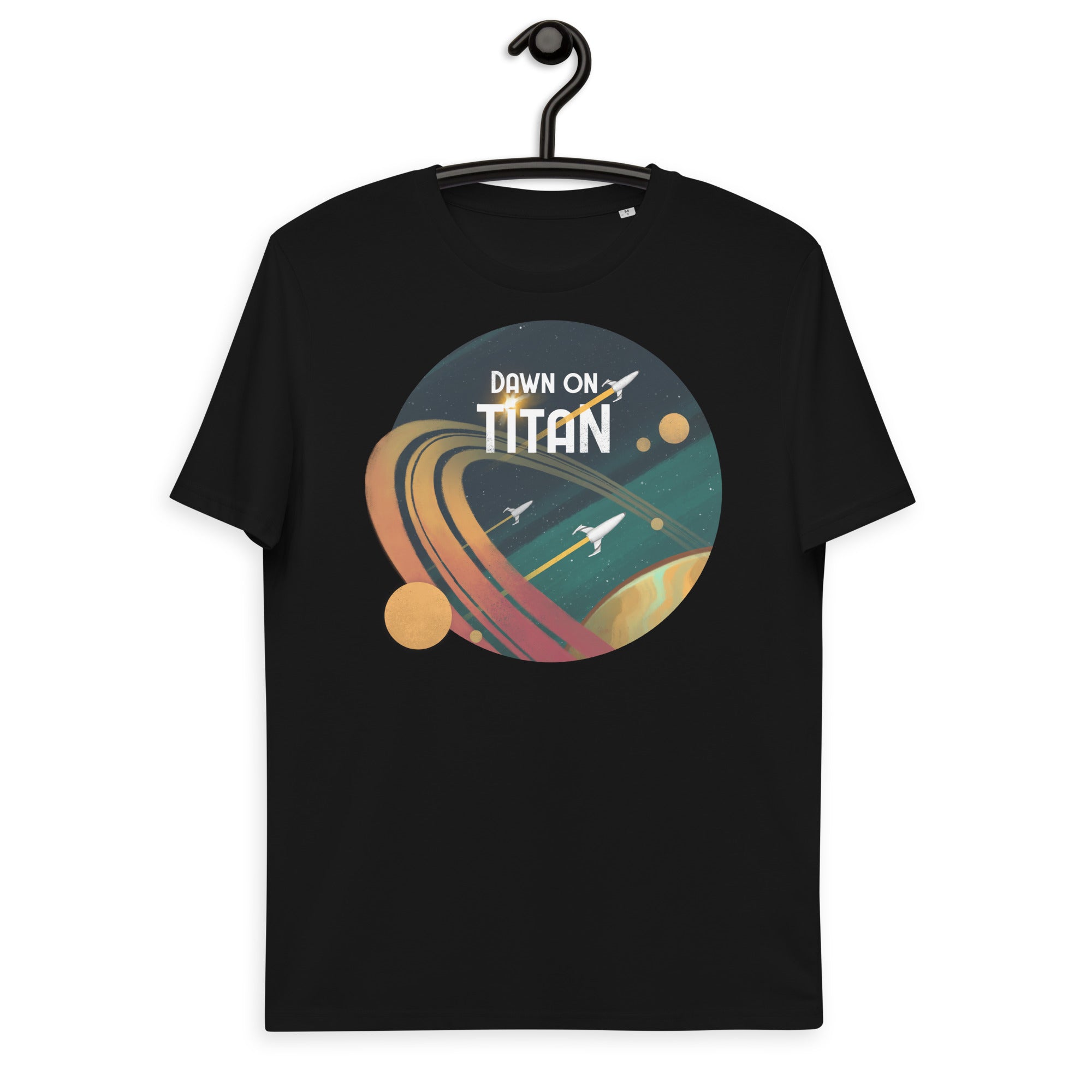 Unisex organic cotton t-shirt DAWN ON TITAN