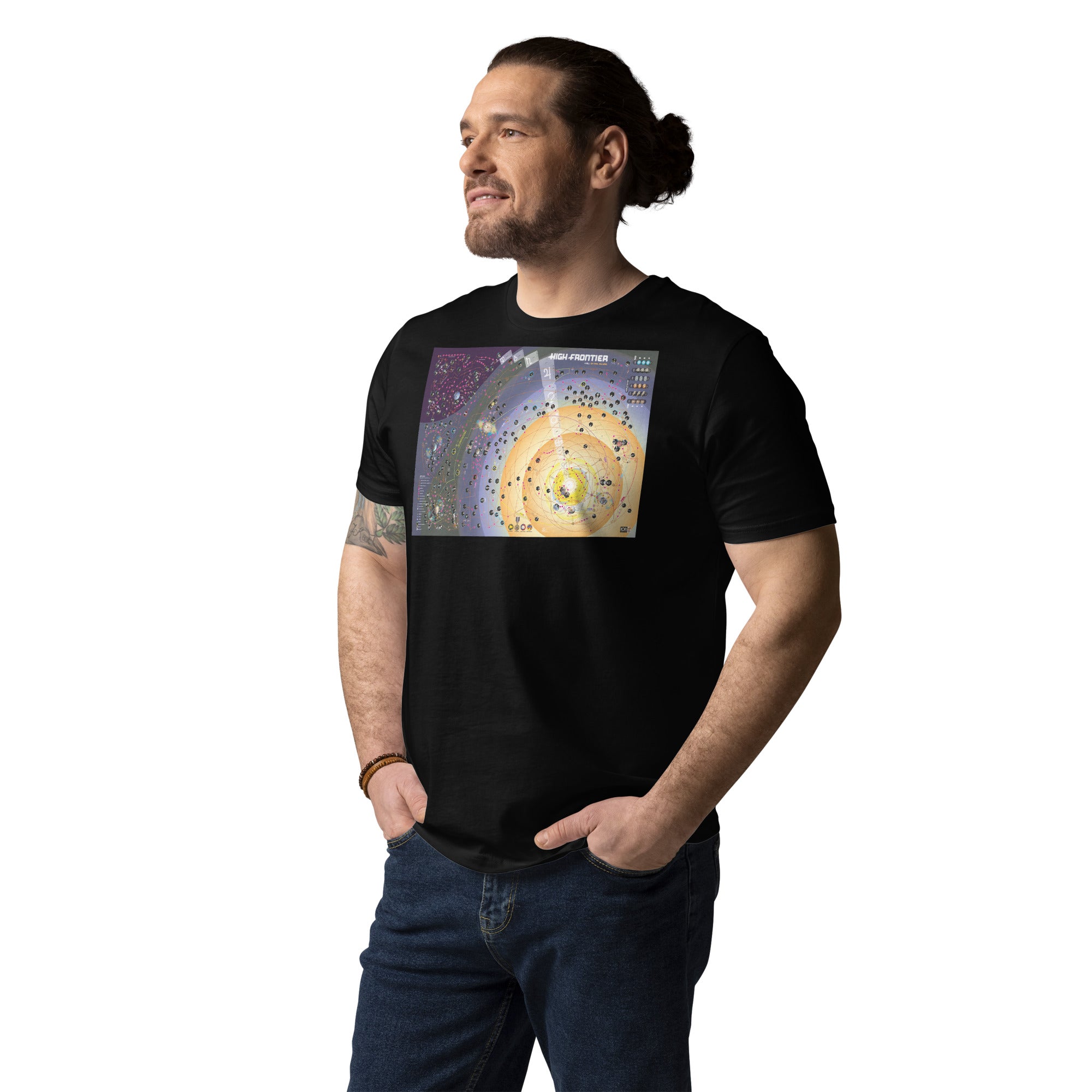 Unisex organic cotton t-shirt HIGH FRONTIER 4 ALL