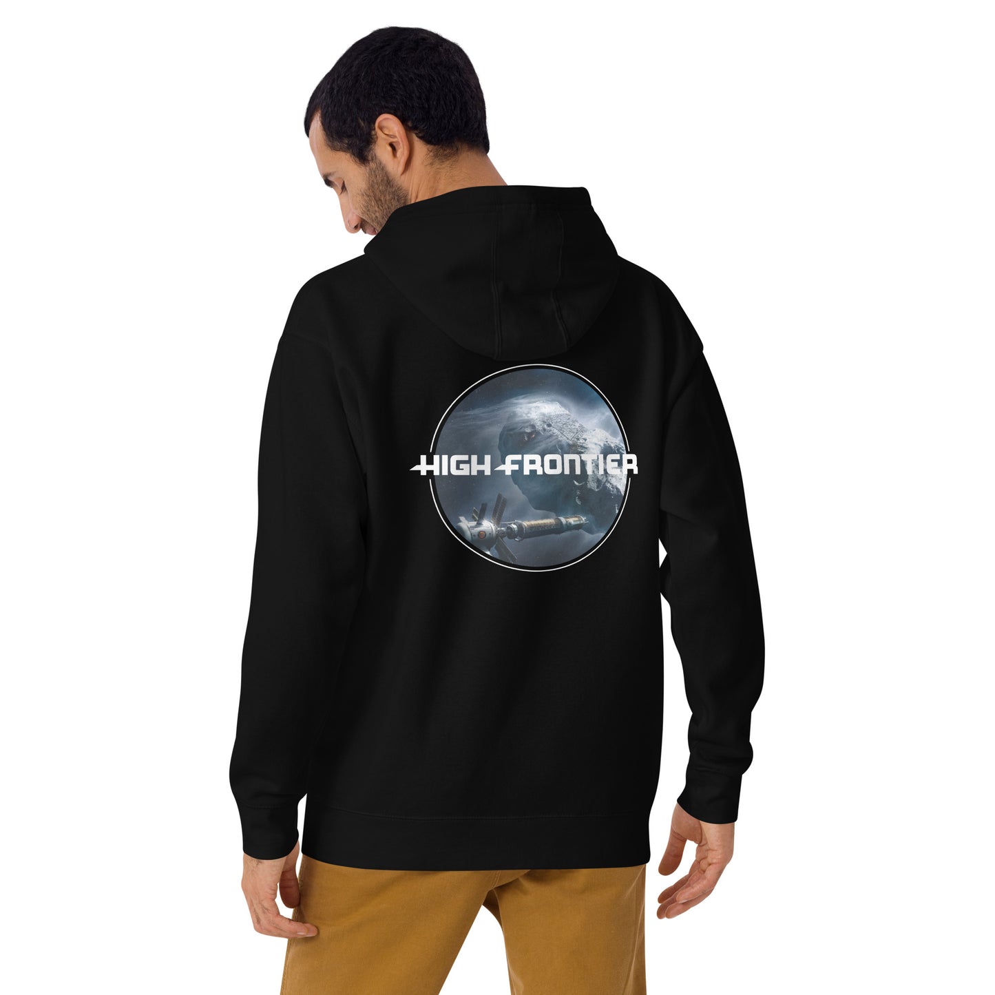 Unisex Hoodie - Back Image HIGH FRONTIER