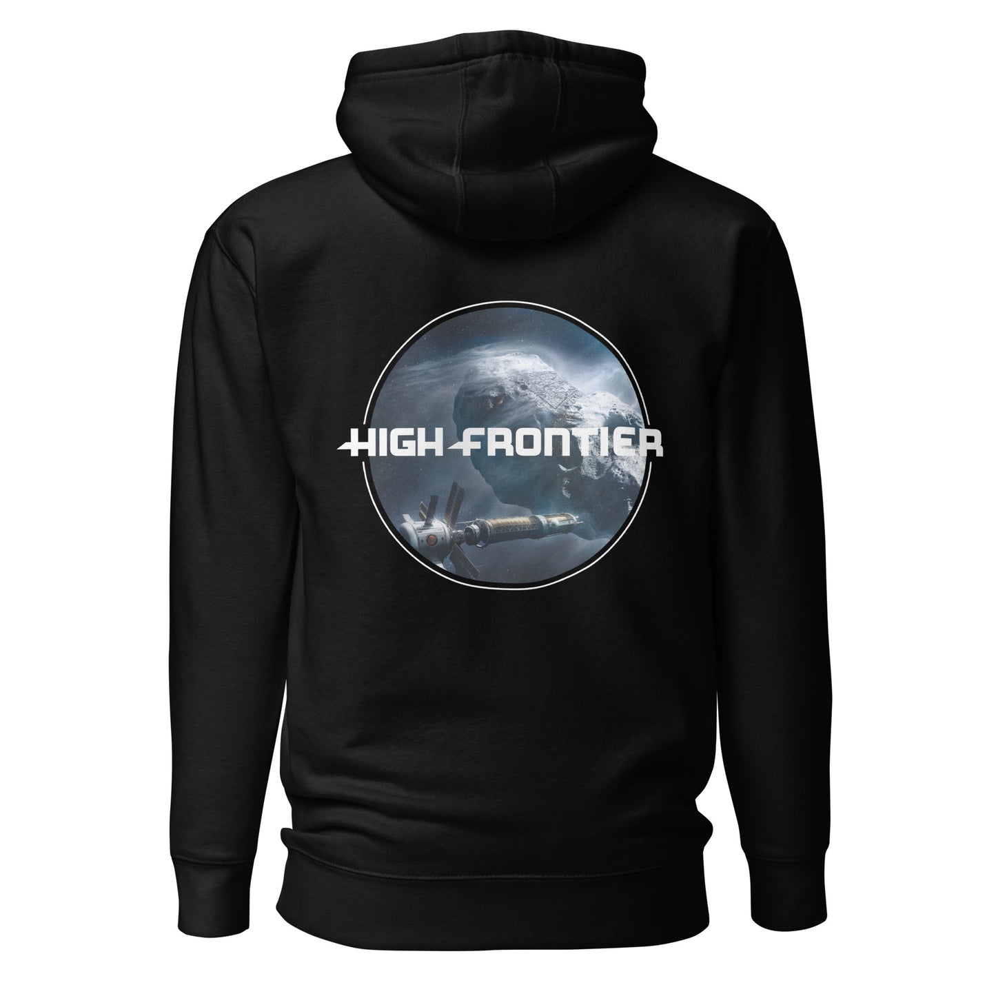 Unisex Hoodie - Back Image HIGH FRONTIER