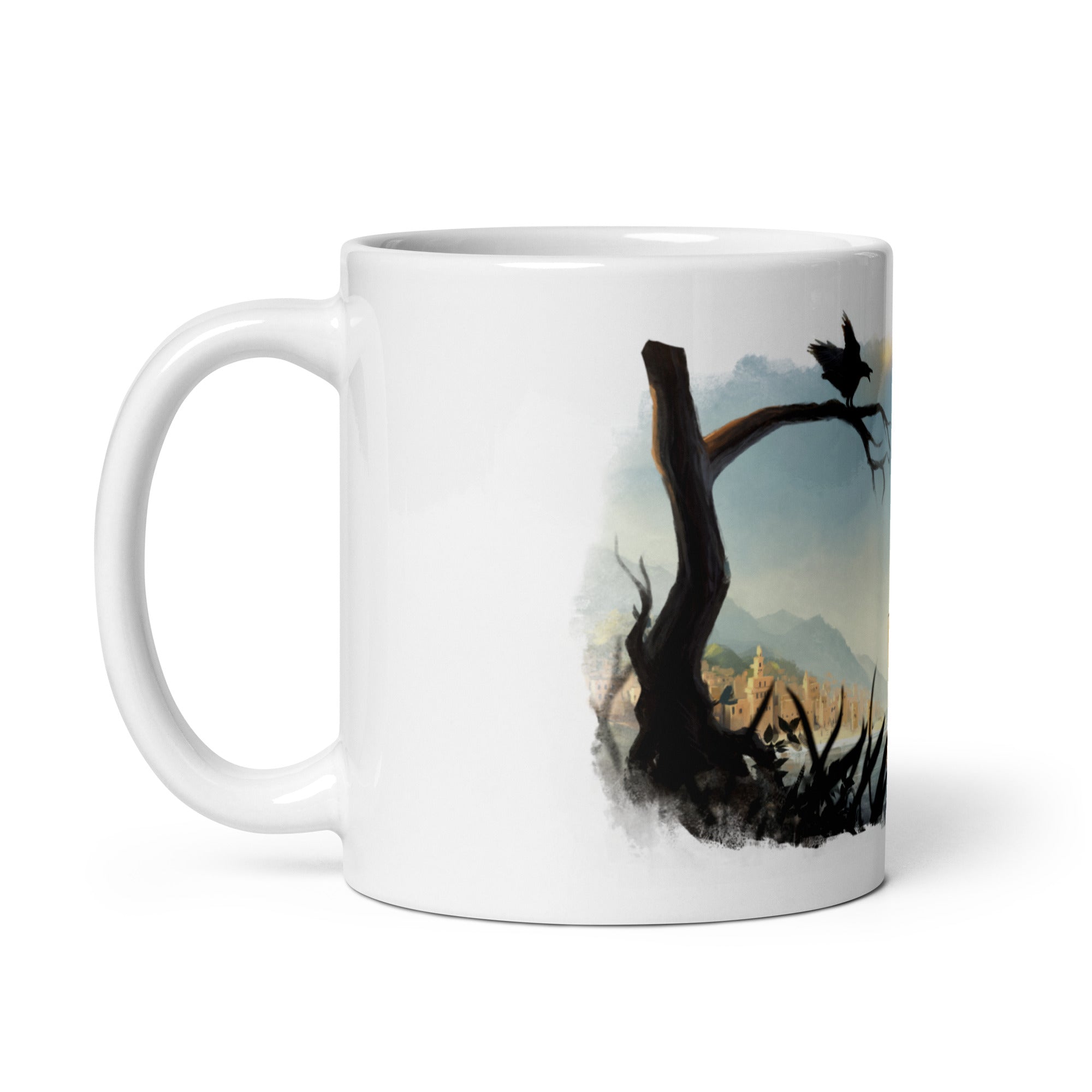 PAX VIKING : White mug - side right view